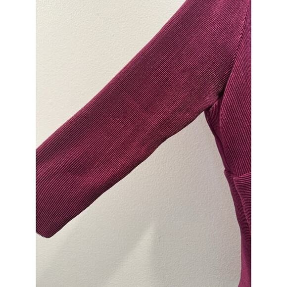 Catherine’s Size 3X 26 28 Textured Purple Pink Wrap Top Lightweight Cardigan - Picture 8 of 9